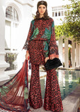 Maria B M Prints  Embroidered Cambric Suits Unstitched 3 Piece 7A - Winter Collection
