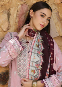 Noor By Saadia Asad Embroidered Linen Suits Unstitched 3 Piece D3 - Winter Collection