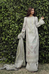 Qalamkar Chikankari Lawn Suit Unstitched 3 Piece PS-11 Rinnah - Festive Collection