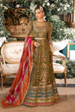 3 Piece Unstitched Embroidered Organza Suit | BD-2906