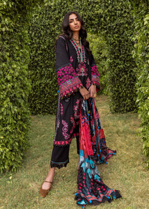 Siraa By Sadaf Fawad Khan Embroidered Lawn Suits Unstitched 3 Piece SDF24 Ada (B) - Luxury Collection