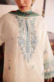 Zaha Embroidered Lawn Suits Unstitched 3 Piece ZL24-05A - Summer Collection