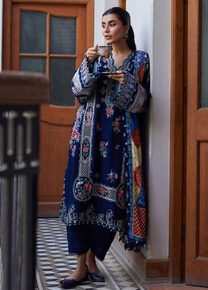 Zaha By Khadijah Shah Embroidered Suits Unstitched 3 Piece ZW23-01 LINA- Winter Collection