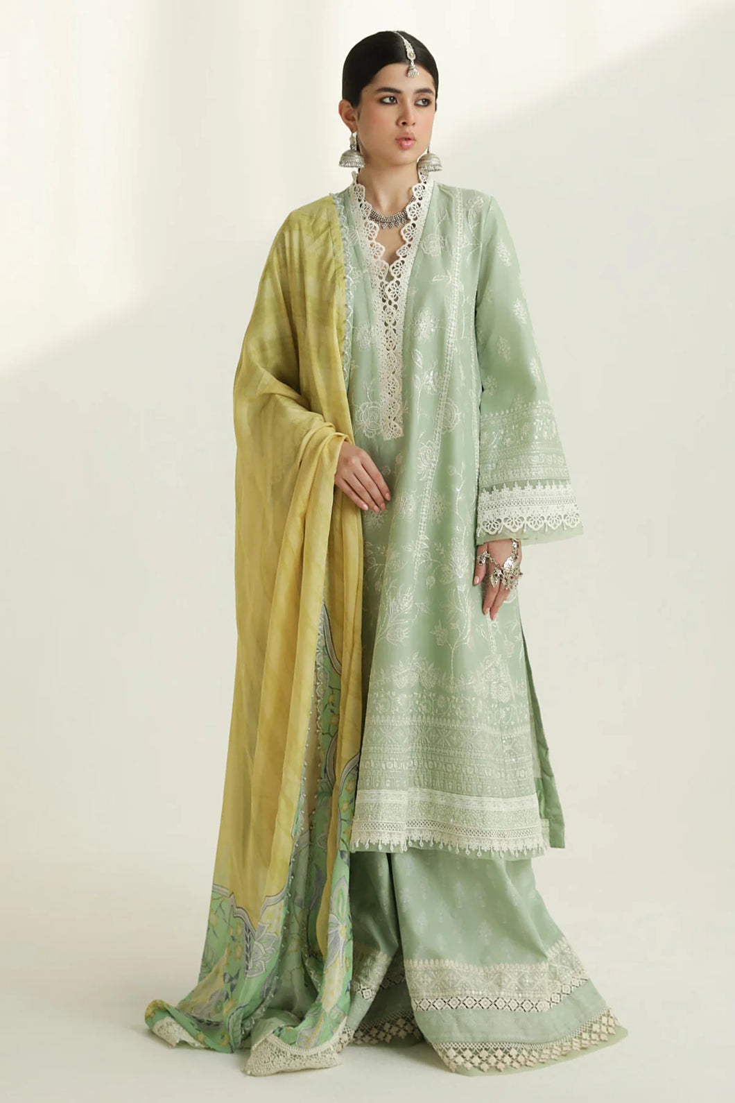 Zara Shahjahan Embroidered Suits Unstitched 3 Piece D24-1B- Summer Collection