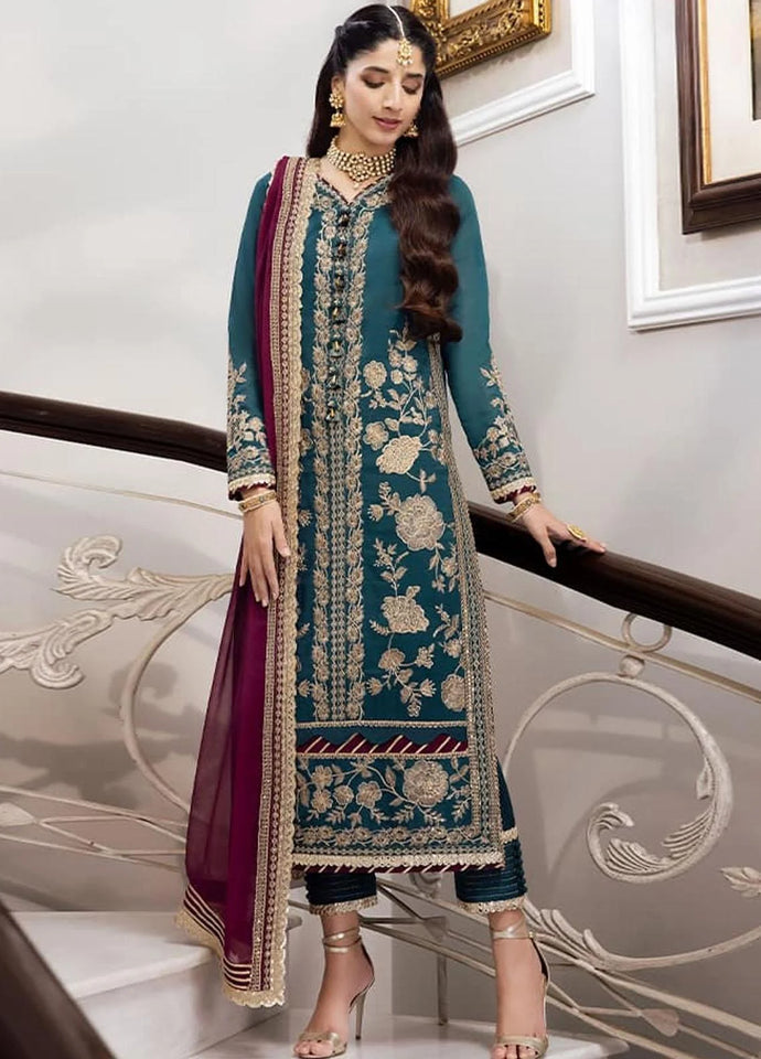 Asim Jofa  Zari Sitara Embroidered  Unstitched 2 Piece AJZS-27