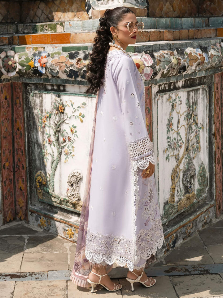 Mushq Lawana Embroidered Luxury Lawn Unstitched 3Pc Suit MSL-23-02 Banyen