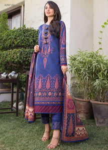 Rania by Asim Jofa Embroidered Lawn Suits Unstitched 3 Piece AJRP-03 - Mishi'sCollection